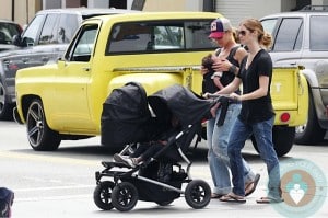 Jillian Michaels, son Phoenix, Heidi Rhoades, Loukensia, Mountain Buggy