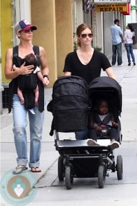 Jillian Michaels, son Phoenix, Heidi Rhoades, Loukensia Mountain Buggy