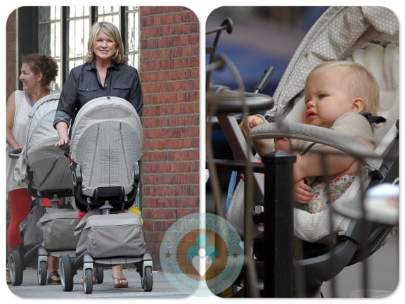 Martha Stewart with granddaughter Jude, stokke xplory