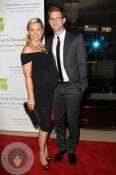 Pregnant Jessica Capshaw and Christopher Gavigan red carpet