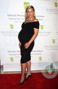 Pregnant Jessica Capshaw red carpet