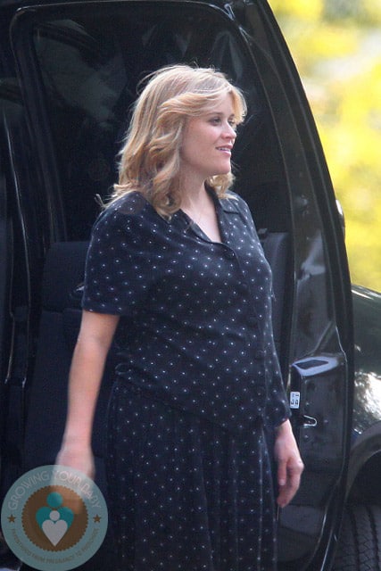 Pregnant Reese Witherspoon films Devil's Knot in Georgia