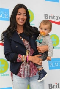 Rebecca Minkoff and son Luca 2012 Baby Buggy Bedtime Bash