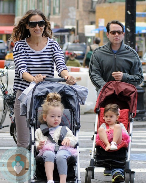 Sarah Jessica Parker, Matthew Broderick, Tabetha, Marion, NYC Cybex