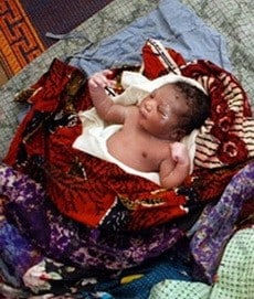 abandoned baby in Ghana