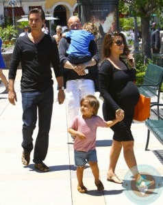 pregnant Kourtney Kardashian, Scott Disick, Mason Disick, Calabasas