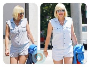 pregnant anna faris out in LA