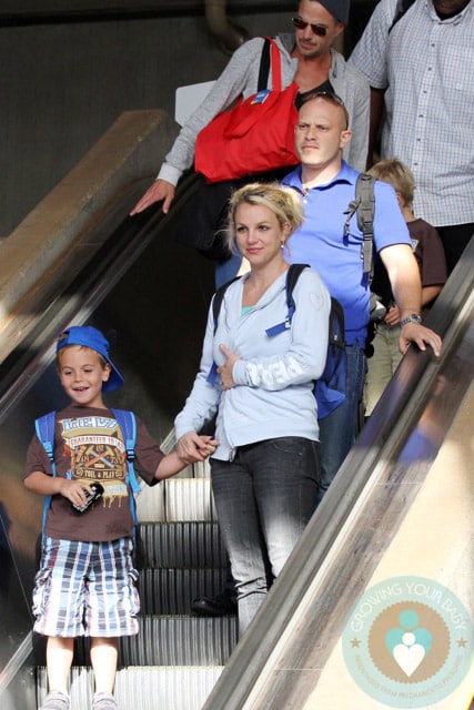 Britney Spears, Sean P Federline, Jason Trawick Maui airport