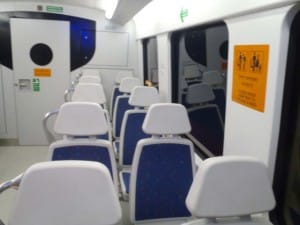 Delhi Metro interior