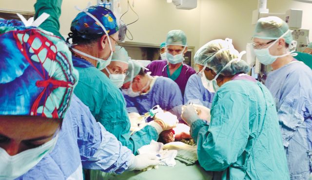 EXIT infant surgery at Sheba Medical Center