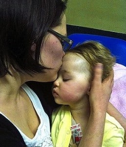 Jennifer Lawson with daughter ALice