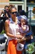 Jessica Alba & daughter Haven Warren in NYC