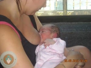 MARIA KRISTENSEN nurses an abandoned baby