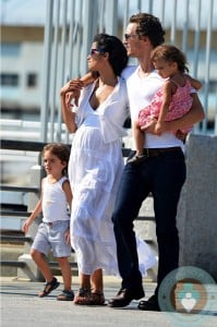 Matthew McConaughey, Levi Mcconaughey, Vida McConaughey & Camila Alves NYC copy