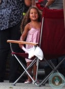 Nahla Aubry on the set of 'The Hive' California copy