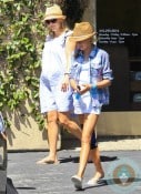Pregnant Reese Witherspoon with daughter Ava Phillippe @ the spa