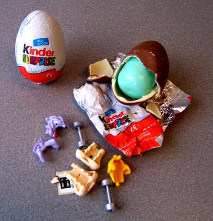 old kinder surprise eggs