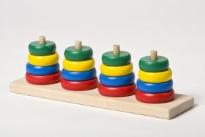 wooden stacking toy