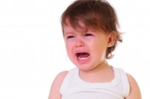 upset toddler