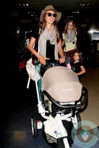 Alessandra Ambrosio, Anja Mazur at LAX Quinny Moodd