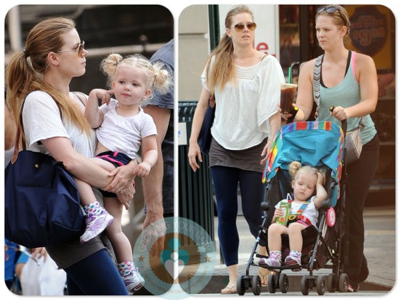 Amy Adams & Aviana LeGallo in NYC