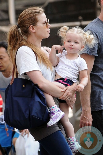 Amy Adams with daughter Aviana LeGallo out in New York City