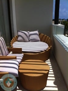 Azul Beach - family suite patio