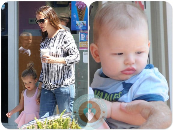 Jennifer Garner, Seraphina Affleck, Samuel Affleck, LA