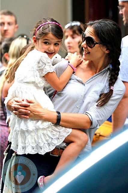 Katie Holmes and Suri Cruise MOMA New York City