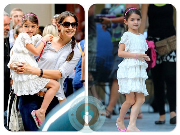 Katie Holmes with daughter Suri out in NYC