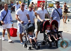 Neil Patrick Harris with Harper and Gideon in St