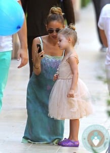 Nicole Richie and Harlow Madden at a birthday party LA