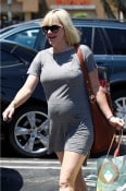 Pregnant Anna Faris shopping in LA
