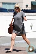 Pregnant Anna Faris shopping out in LA
