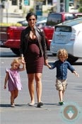 Pregnant Camila Alves, Levi McConaughey, Vida McConaughey LA
