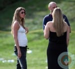 Pregnant Gisele Bunchen at Patriots Training camp
