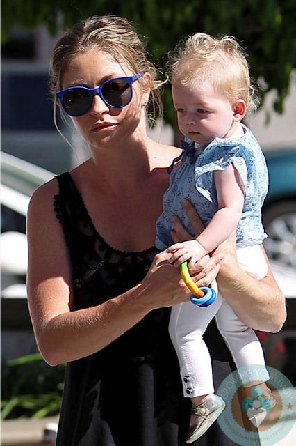 Rebecca Gayheart, 8 month olds daughter Georgia Dane out in LA