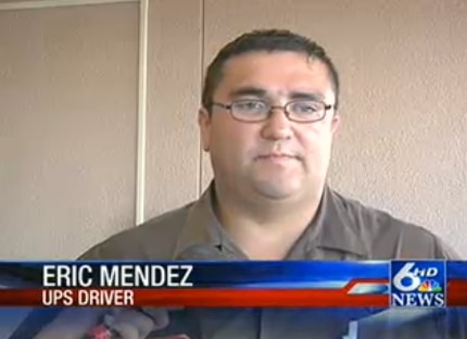 UPS man Eric Mendez saves toddler's life