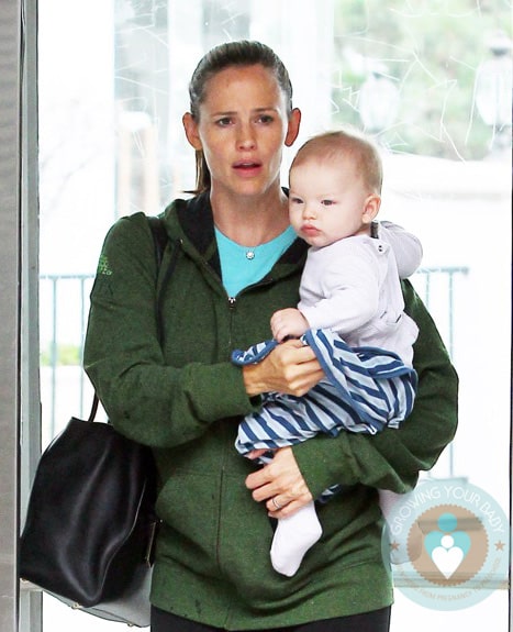 jennifer garner and son Samuel Affleck at the doctors Pacific Palasades, CA