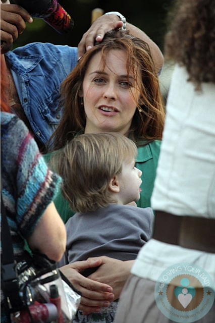 Alicia Silverstone with son Bear Blu Jareck in NYC