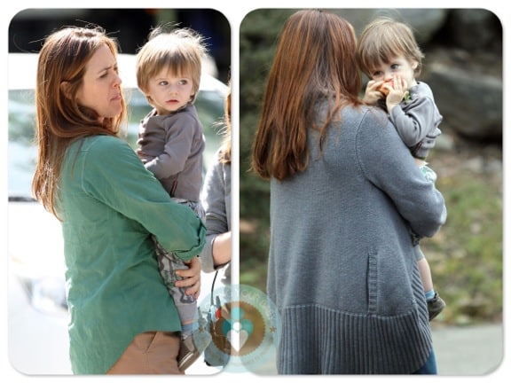 Alicia Silverstone with son Bear