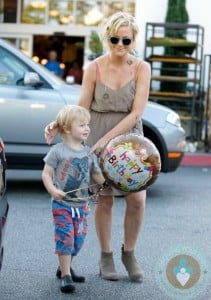 Amy Poehler out with son Archie in LA