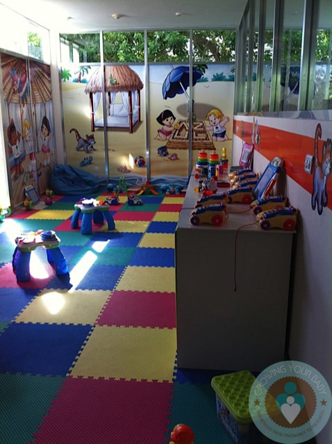 Azul Fives toddler play area