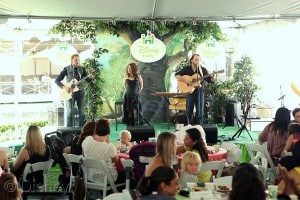 Blue Sky Riders perform at the Disney Baby Store Opening