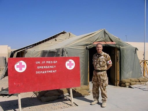 British Army Field Hospital at Camp Bastion