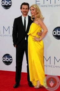 Hugh Dancy and a pregnant Claire Danes 64th Annual Primetime Emmy Awards 2012
