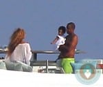 Jay-Z and Beyonce with daughter Blue Ivy vacationing in the South of France