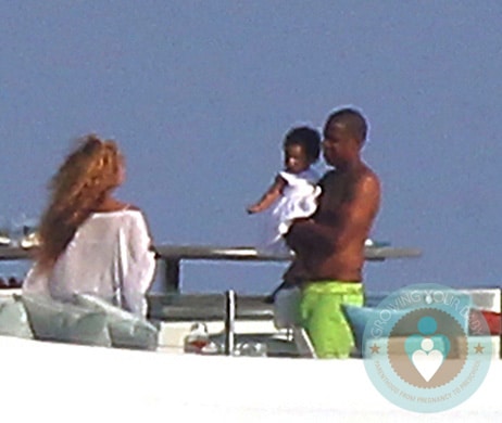 Jay-Z and Beyonce with daughter Blue Ivy vacationing in the South of France