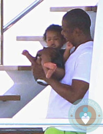 Jay-Z with daughter Blue Ivy vacationing in the South of France