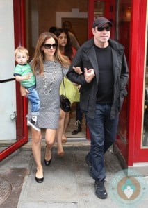 John Travolta and Kelly Preston Step Out In Paris With Benjamin